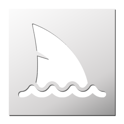 Pochoir Requin