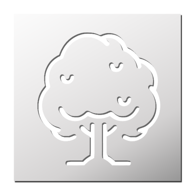 Pochoir Arbre