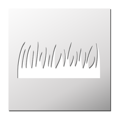 Pochoir Herbe