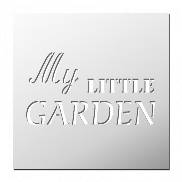 Pochoir My Little Garden