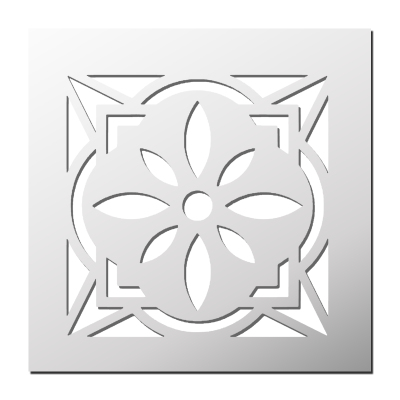Pochoir Mosaïque