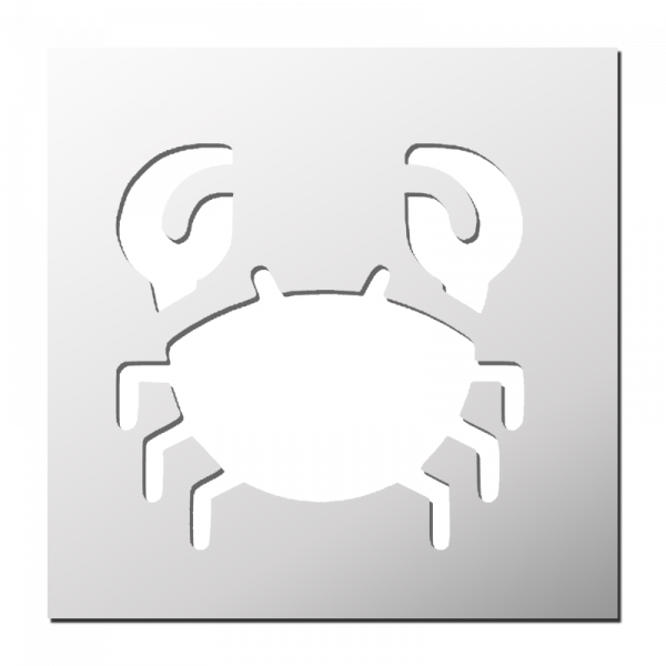 Pochoir Crabe