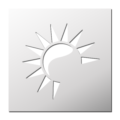 Pochoir Soleil