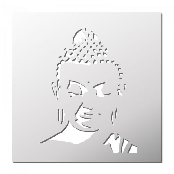 Pochoir Bouddha
