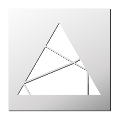 Pochoir Triangle