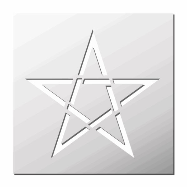 Pochoir Pentagramme