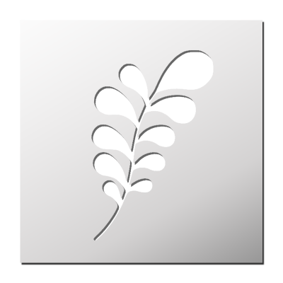 Pochoir Feuille