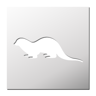 Pochoir Loutre