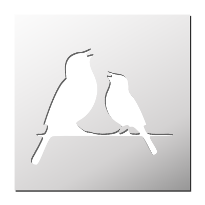 Pochoir Oiseaux