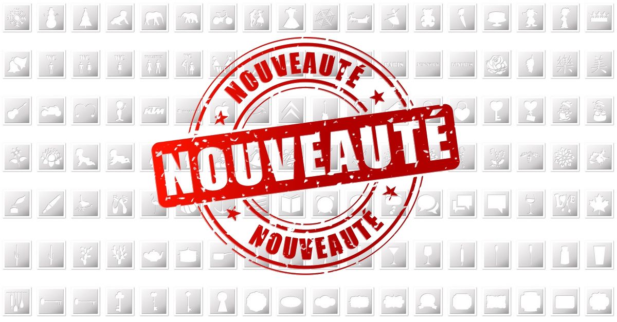 Nouveaux pochoirs créés cette semaine FrenchIMMO.com
