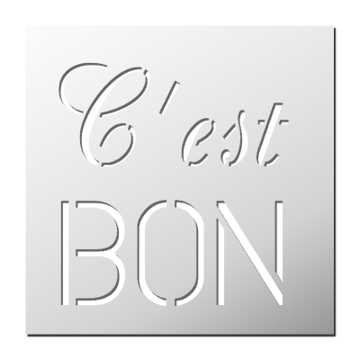 Pochoir C’est BON
