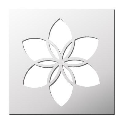 Pochoir Fleur