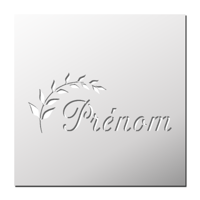 Pochoir Ornement Prénom