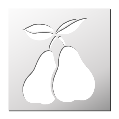 Pochoir Poire