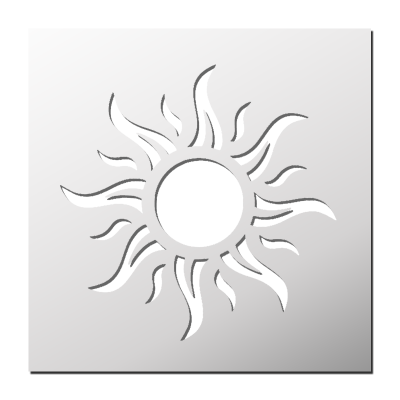 Pochoir Soleil