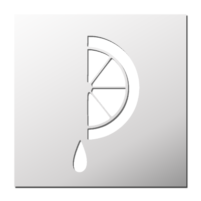 Pochoir Citron