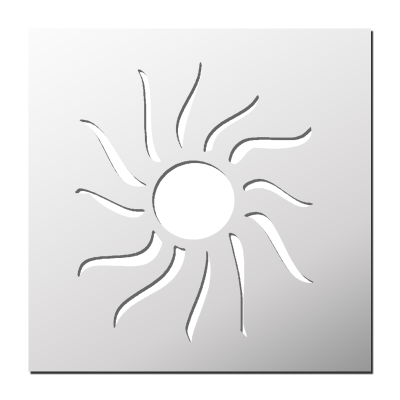 Pochoir Soleil