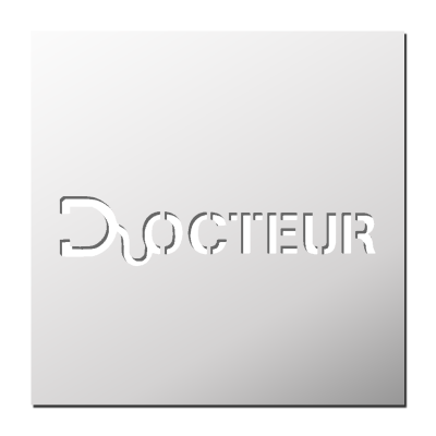 Pochoir Docteur