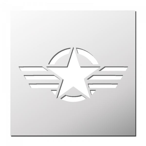 Pochoir Médaille Armée Américaine