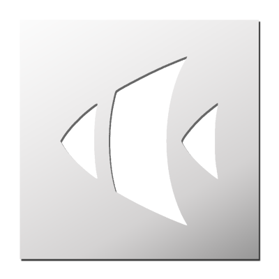 Pochoir Poisson design