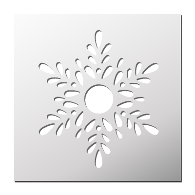 Pochoir Fleur