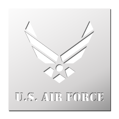 Pochoir U.S. Air Force