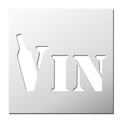 Pochoir Vin
