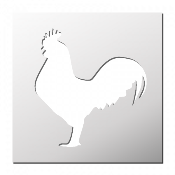 Pochoir Coq