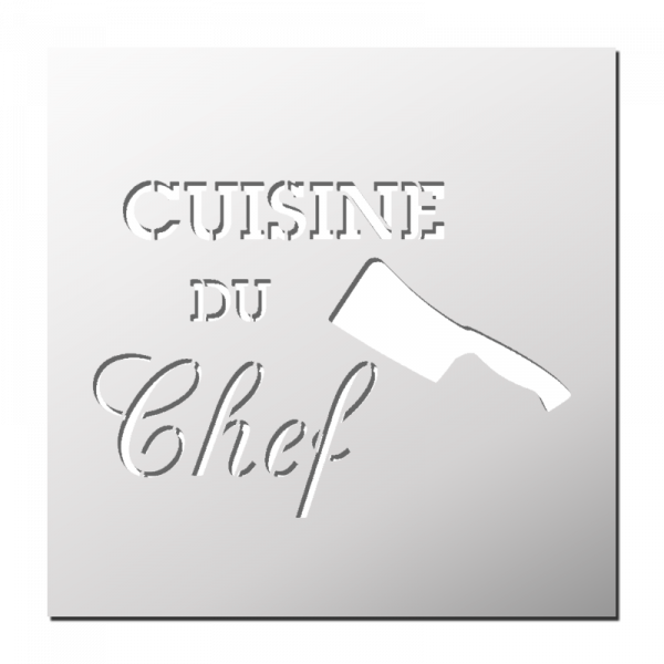 Pochoir Cuisine du Chef