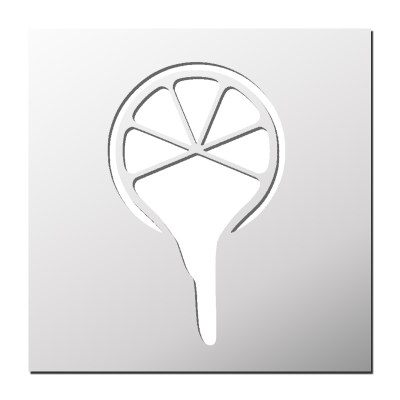 Pochoir Jus de citron