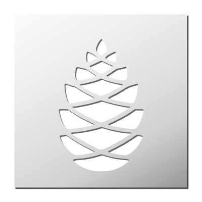 Pochoir Pomme de Pin