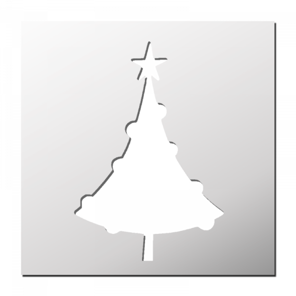 Pochoir Sapin de Noël