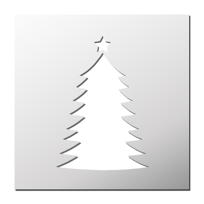 Pochoir Sapin