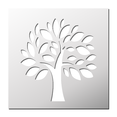 Pochoir Arbre