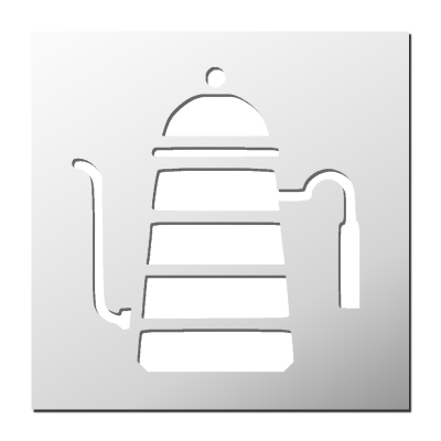 Pochoir Bouilloire
