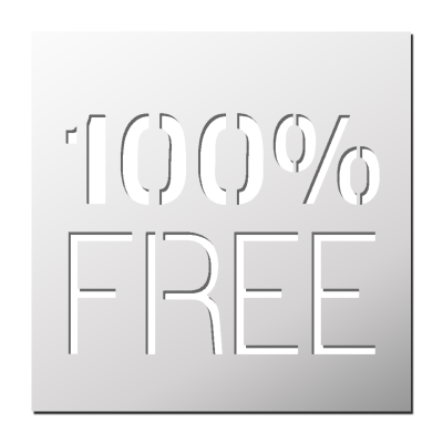 Pochoir 100% FREE