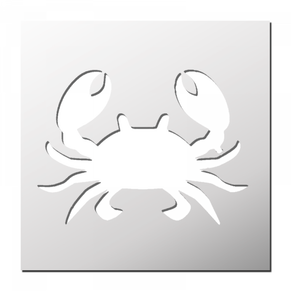 Pochoir Crabe