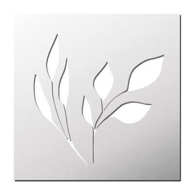Pochoir Plante