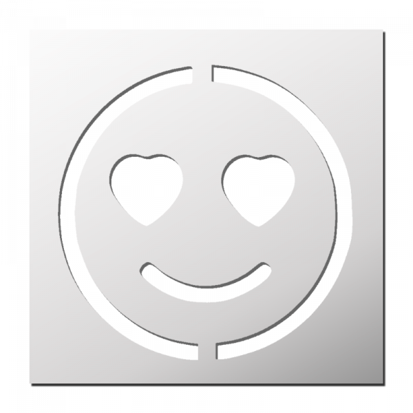 Pochoir Emoji Amour