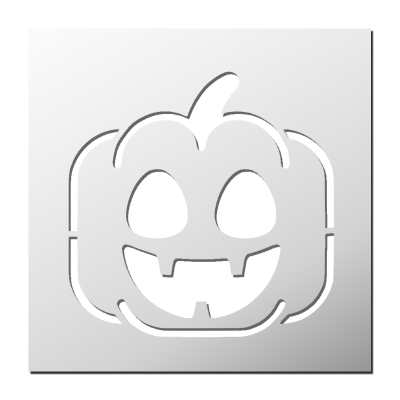 Pochoir Emoji Citrouille Halloween