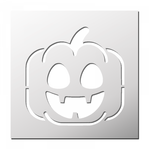 Pochoir Smiley Citrouille Halloween