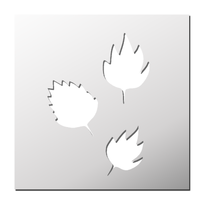 Pochoir Feuilles