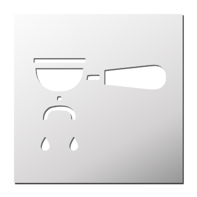 Pochoir Filtre Café