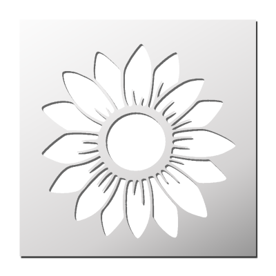 Pochoir Fleur