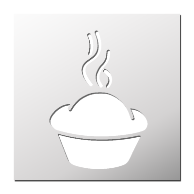 Pochoir Gâteau