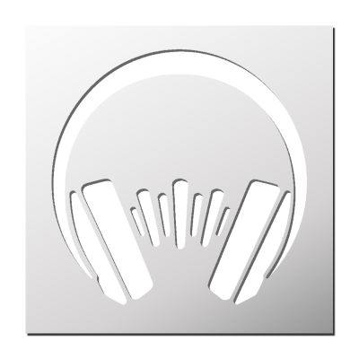 Pochoir Casque Audio