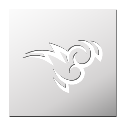 Pochoir Tribal