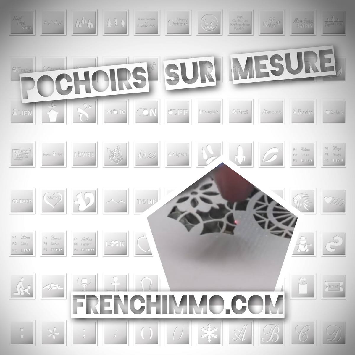 Découpe de Pochoir sur mesure