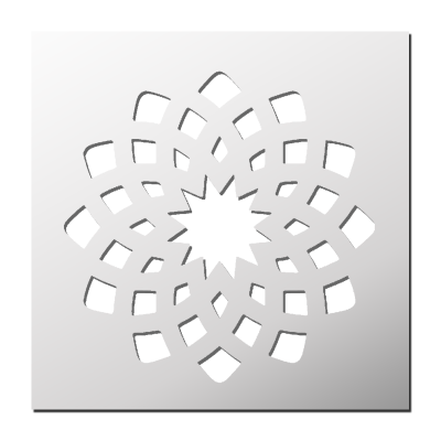 Pochoir Fleur