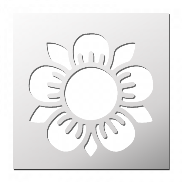Pochoir Fleur